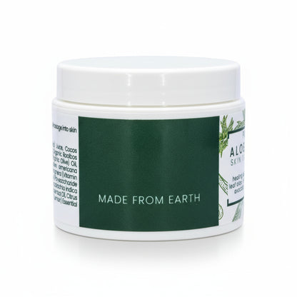 Pure Aloe Vera Skin Treatment - Organic Coconut, Olive Oil & Vitamin E, 2 oz